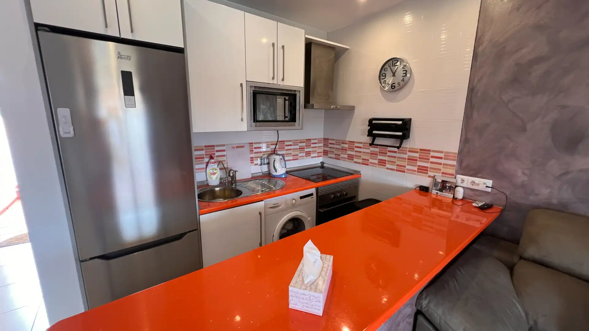 Cocina de Apartamento en venta en Torrox con Aire acondicionado, Terraza y Piscina comunitaria