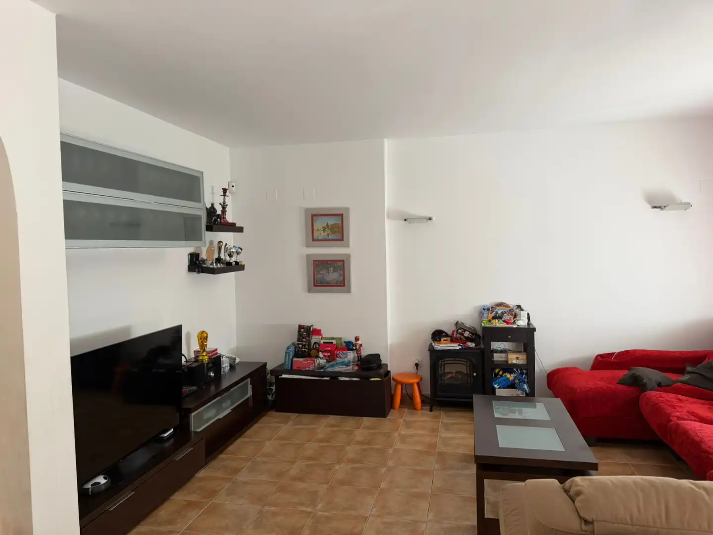 Sala de estar de Casa adosada en venta en Algeciras con Jardín privado y Terraza