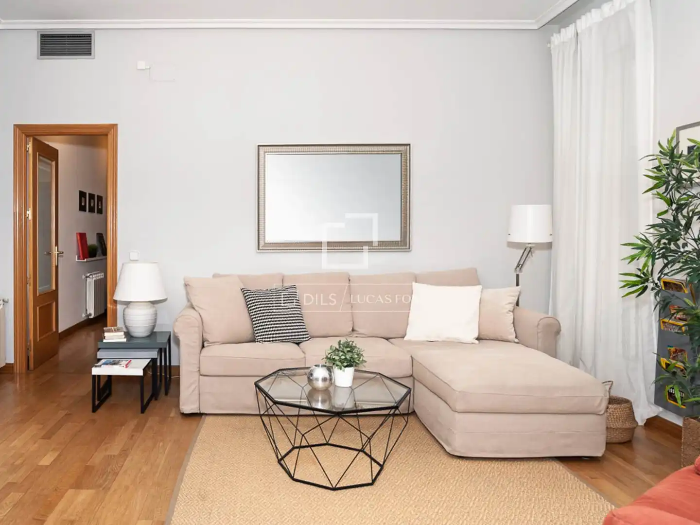 Living room of Flat for rent in Fuente Palmera  with Air Conditioner and Furnished