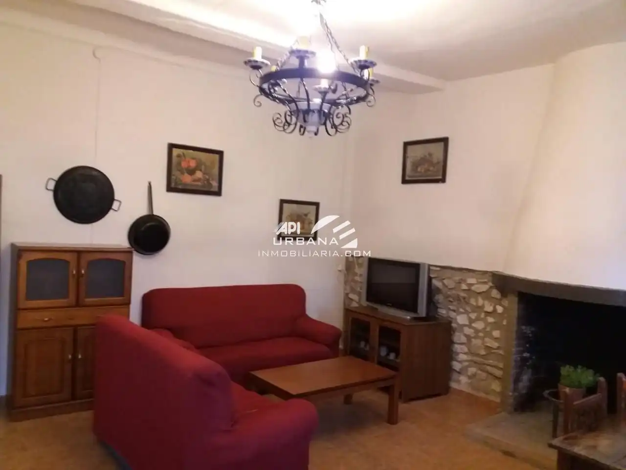 Wohnzimmer von Haus oder Chalet zur Miete in Lucena mit Schwimmbad