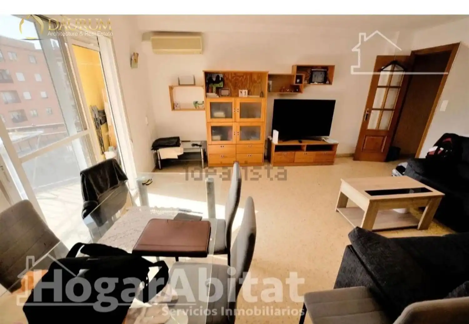 Sala de estar de Piso en venta en Burjassot con Aire acondicionado, Terraza y Trastero