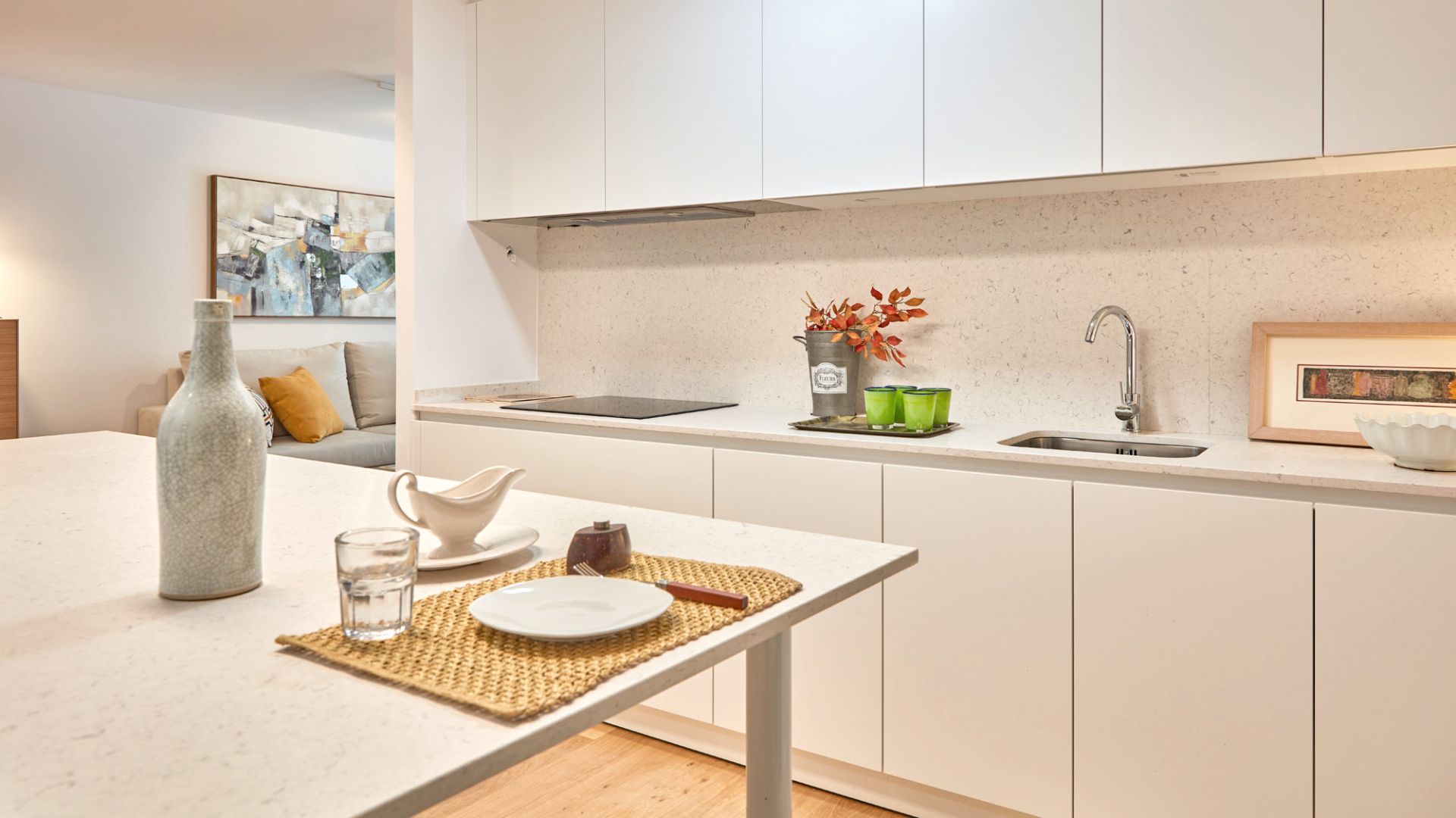 Kitchen of Flat for sale in Vigo   with Parquet flooring and Storage room