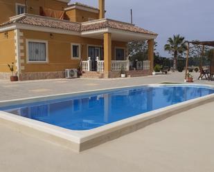 Swimming pool of House or chalet to rent in Elche / Elx  with Air Conditioner, Heating and Private garden