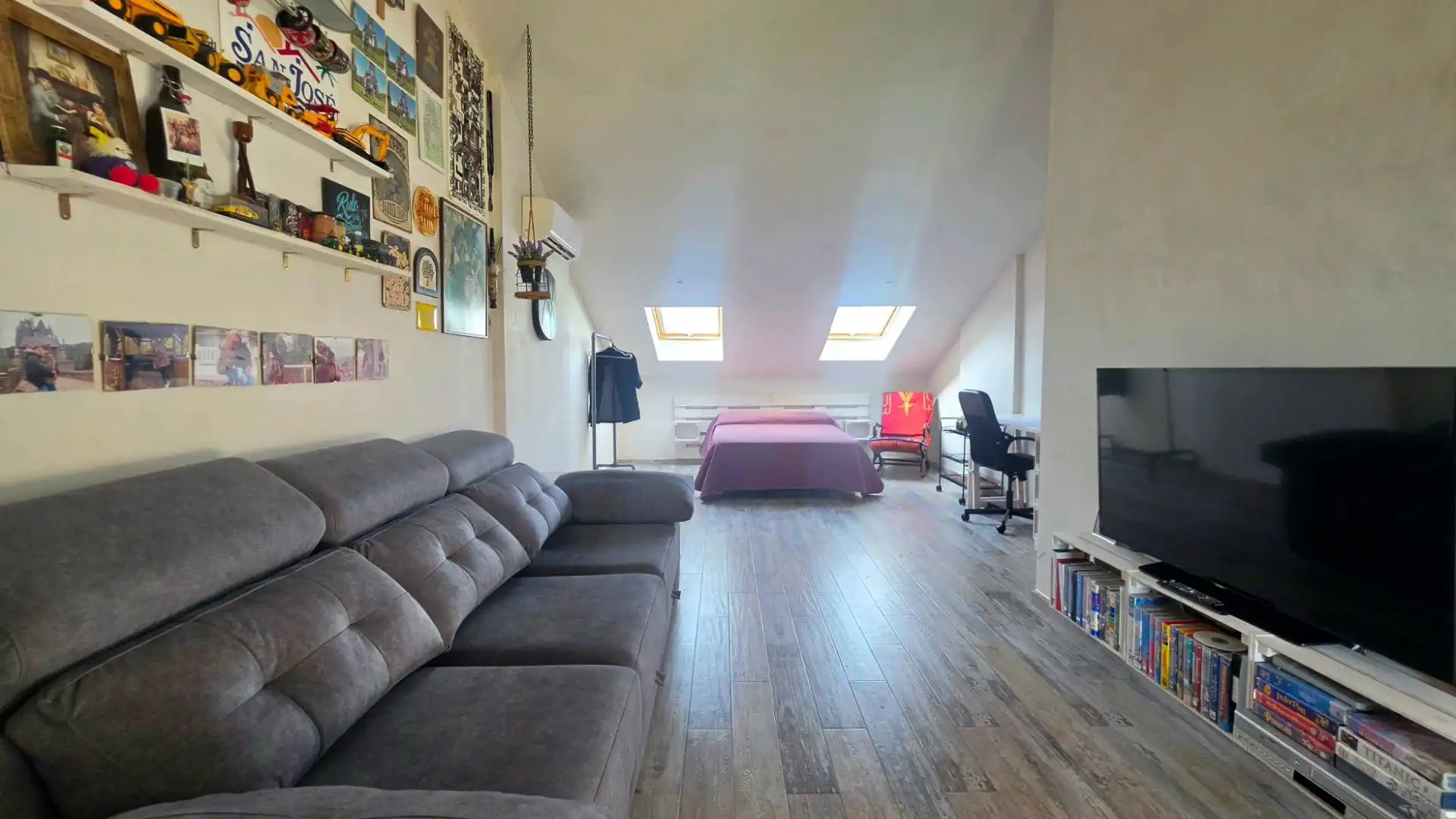 Living room of Attic for sale in San Javier  with Air Conditioner, Private garden and Terrace