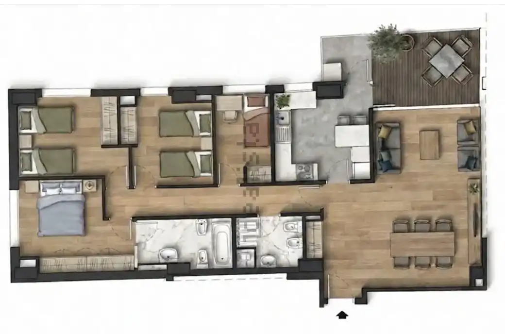 Piso en venta en Valencia con Aire acondicionado, Terraza y Trastero