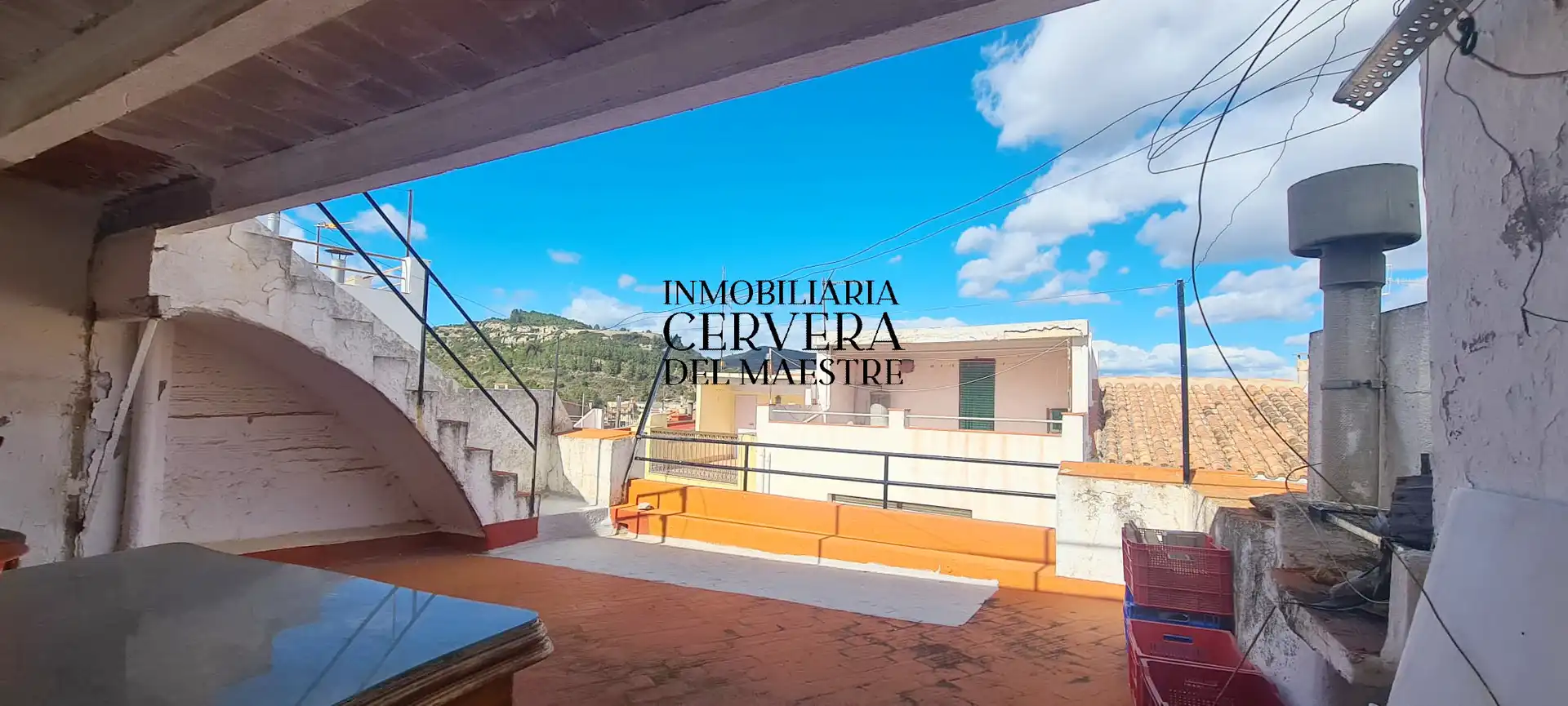 Vista exterior de Casa adosada en venta en Cervera del Maestre