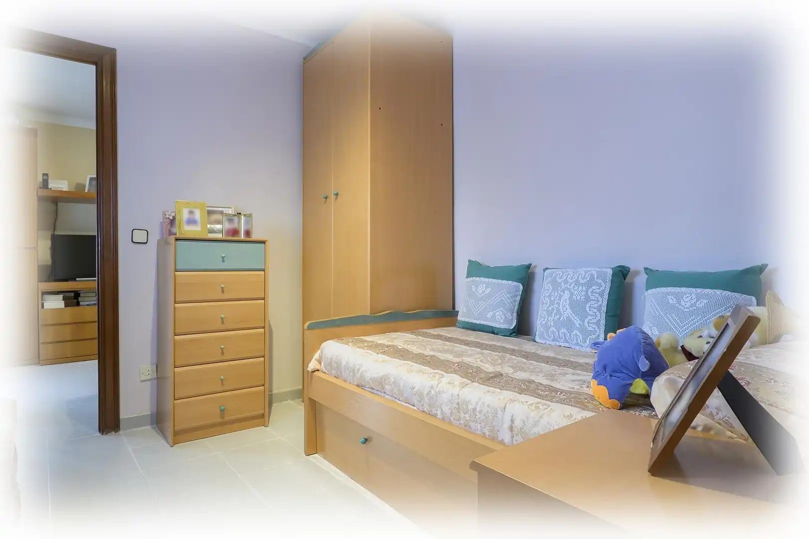 Schlafzimmer von Dachboden zum Verkauf in L'Hospitalet de Llobregat mit Terrasse und Balkon