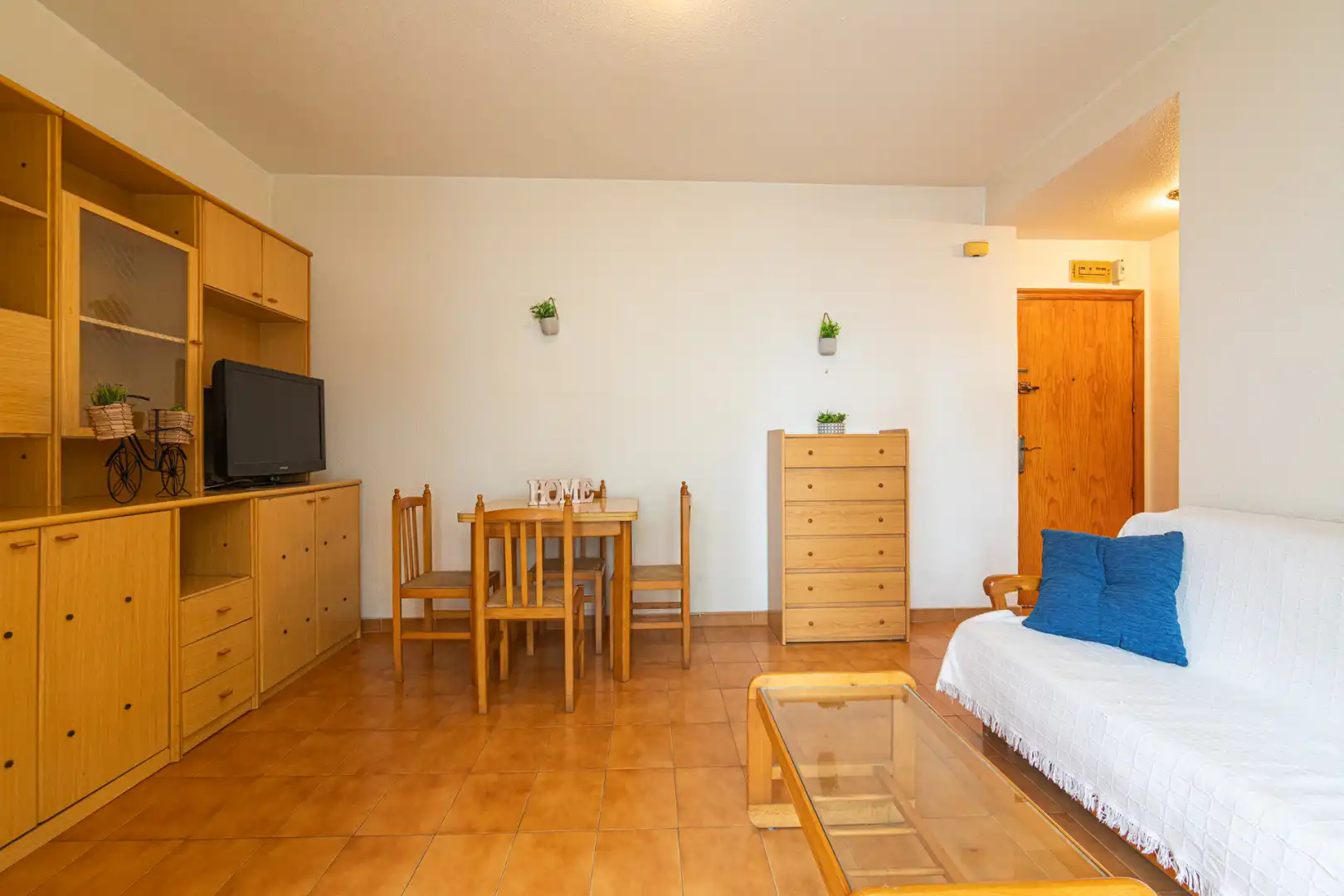 Schlafzimmer von Wohnung zum Verkauf in Santa Pola mit Klimaanlage, Möbliert und Balkon