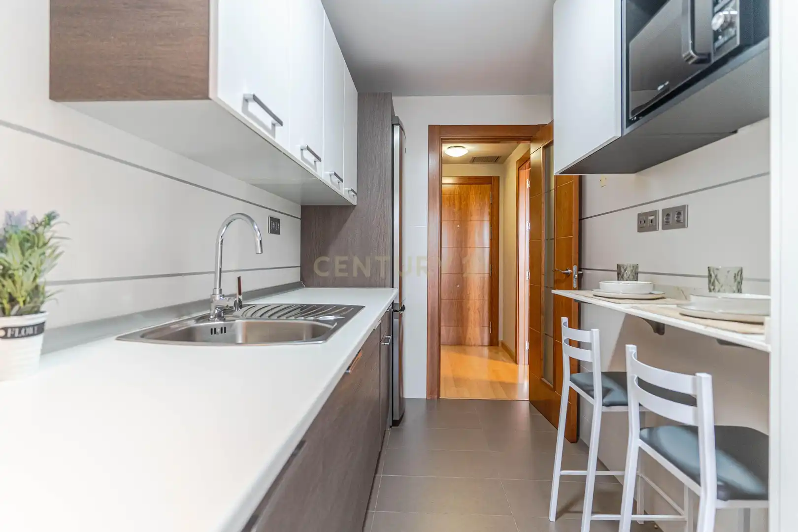 Kitchen of Flat for sale in Motril  with Air Conditioner, Private garden and Swimming Pool