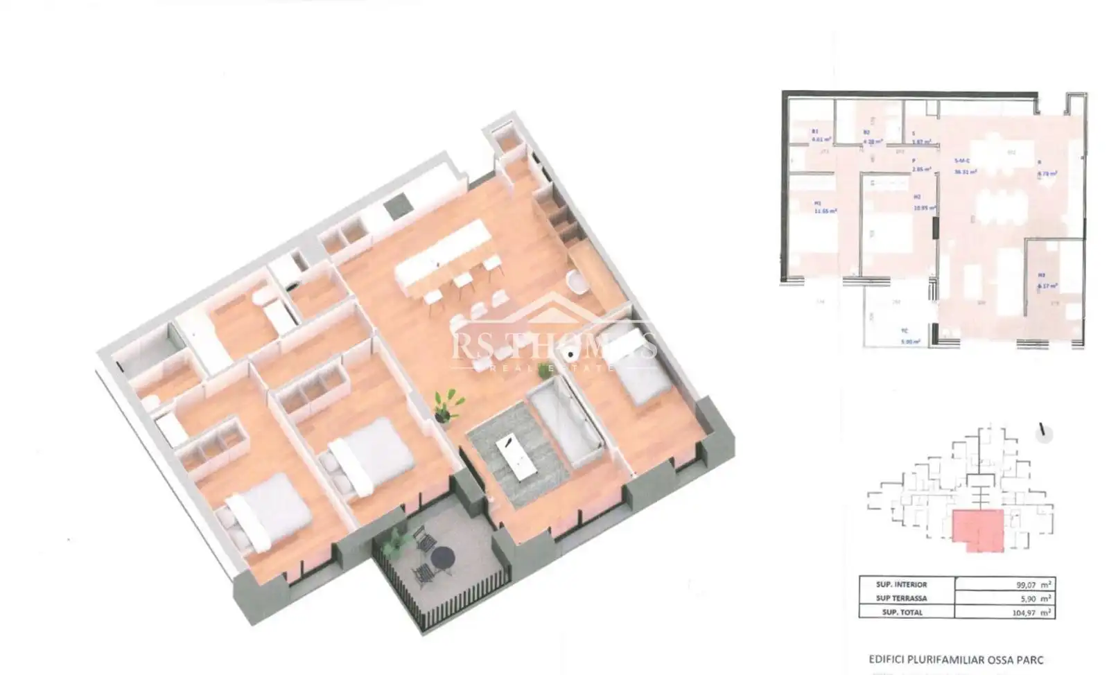 Piso en venta en Encamp con Calefacción, Terraza y Trastero