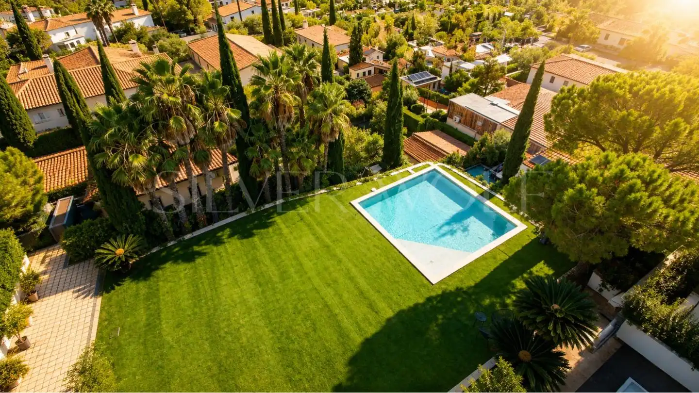 Jardín de Casa o chalet en venta en Sant Cugat del Vallès con Aire acondicionado, Calefacción y Jardín privado