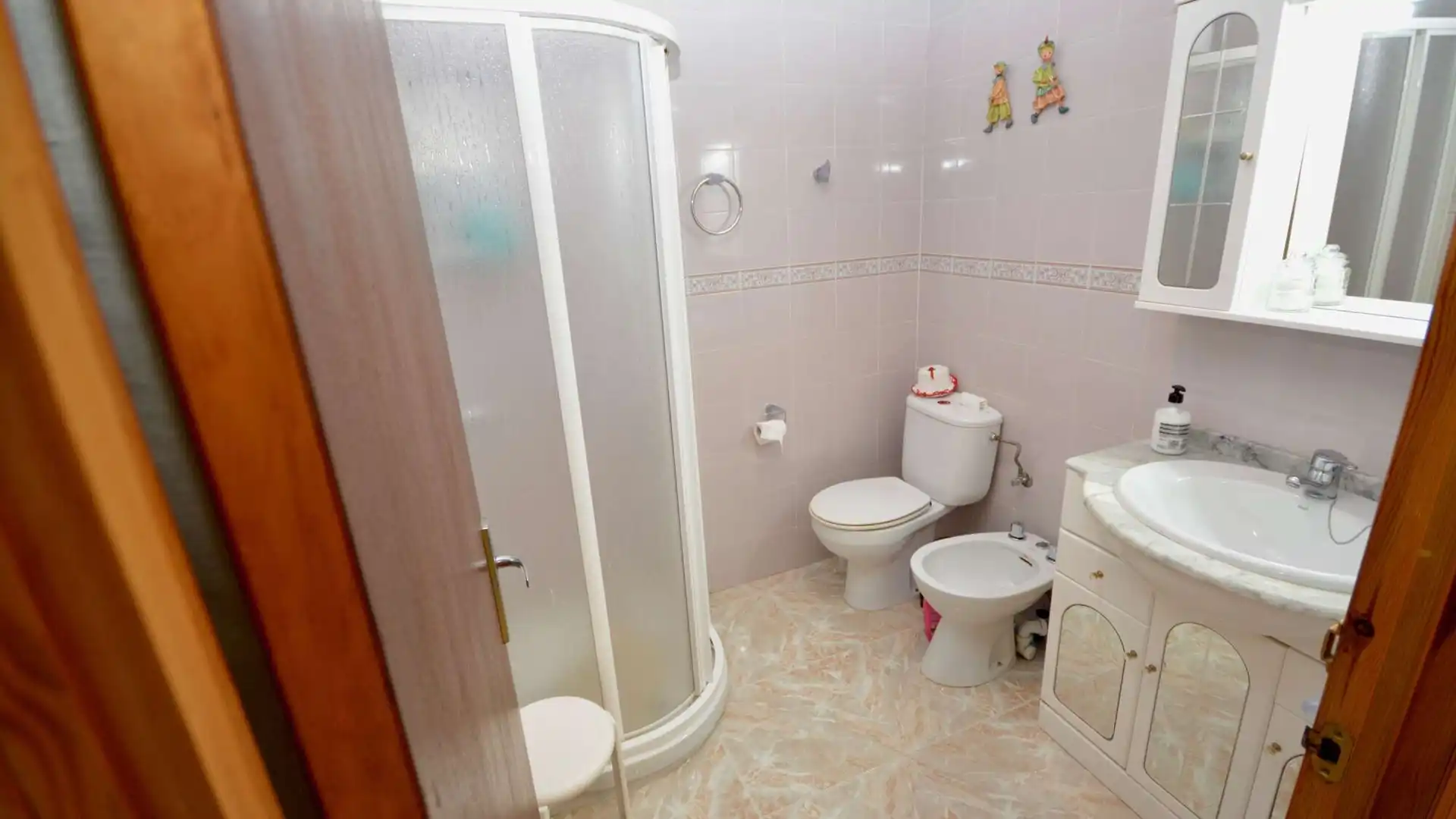Baño de Finca rústica en venta en Sa Pobla con Aire acondicionado, Terraza y Amueblado