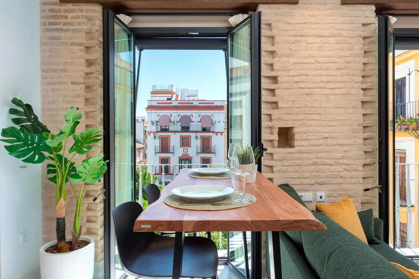Terrassa de Pis de lloguer en Sevilla amb Aire condicionat, Calefacció i Rentadora