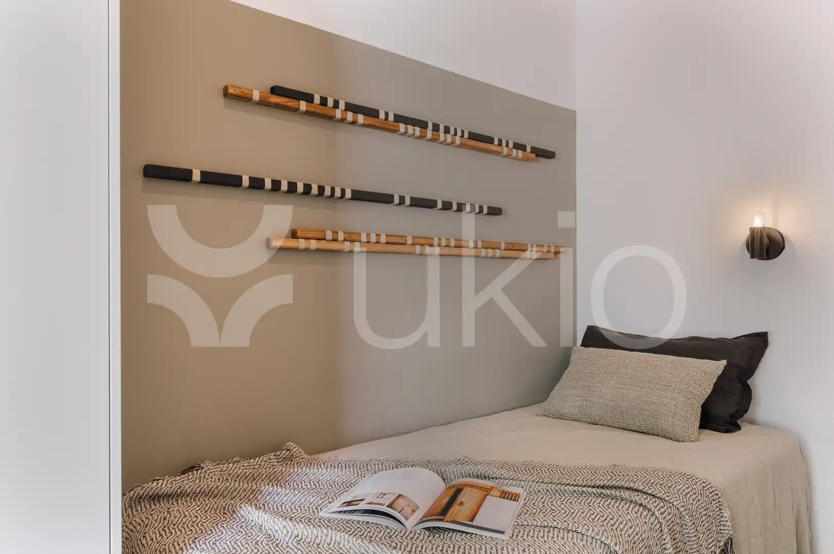 Habitación de Apartamento de alquiler en Barcelona con Aire acondicionado, Calefacción y Amueblado