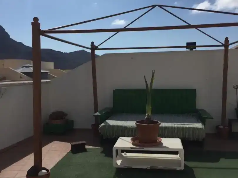 Terrasse von Dachboden zum Verkauf in Arona mit Klimaanlage, Abstellraum und Möbliert