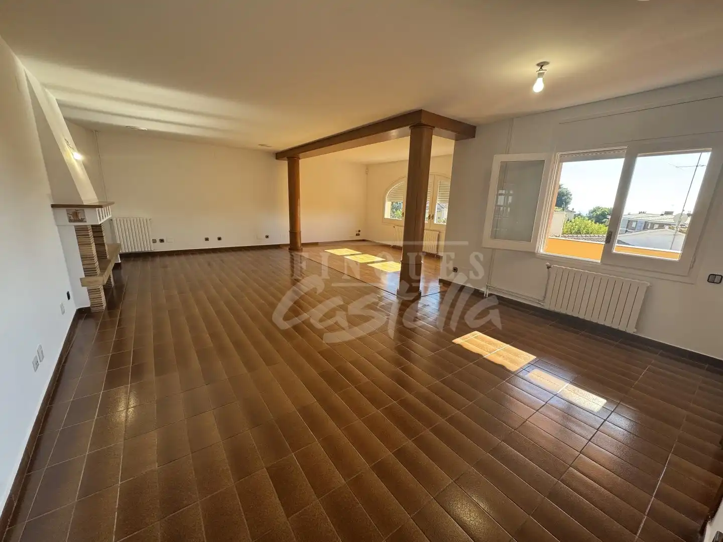 Sala de estar de Casa o chalet en venta en Sant Vicenç de Montalt con Calefacción y Terraza