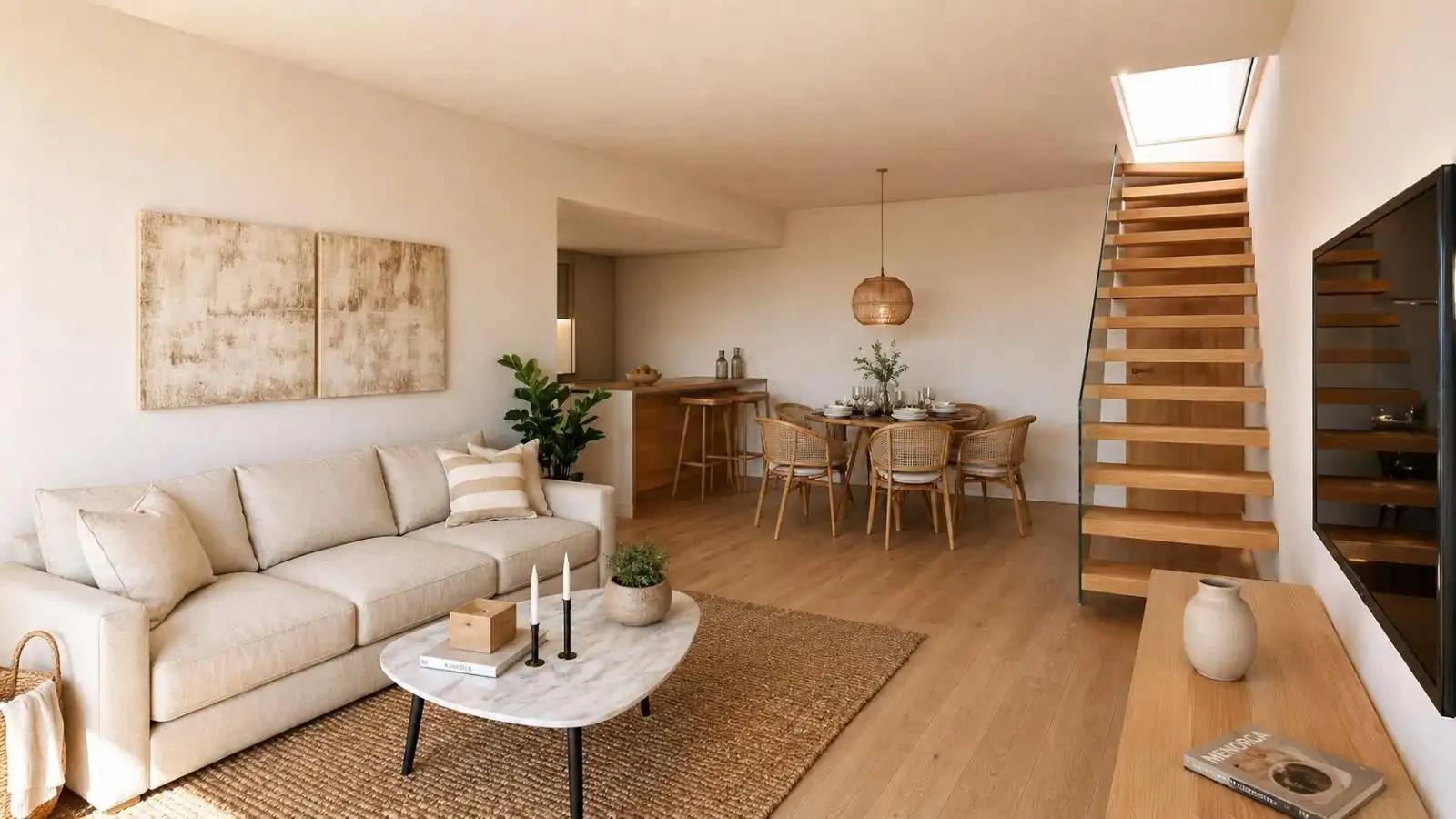 Sala de estar de Ático en venta en Maó - Mahón con Calefacción, Terraza y Balcón