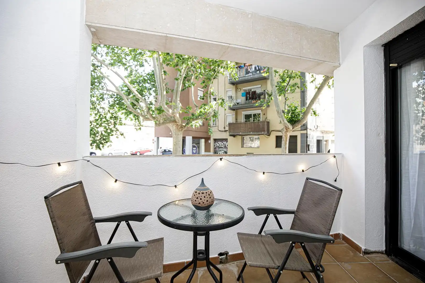 Terrassa de Apartament de lloguer en Girona amb Parquet