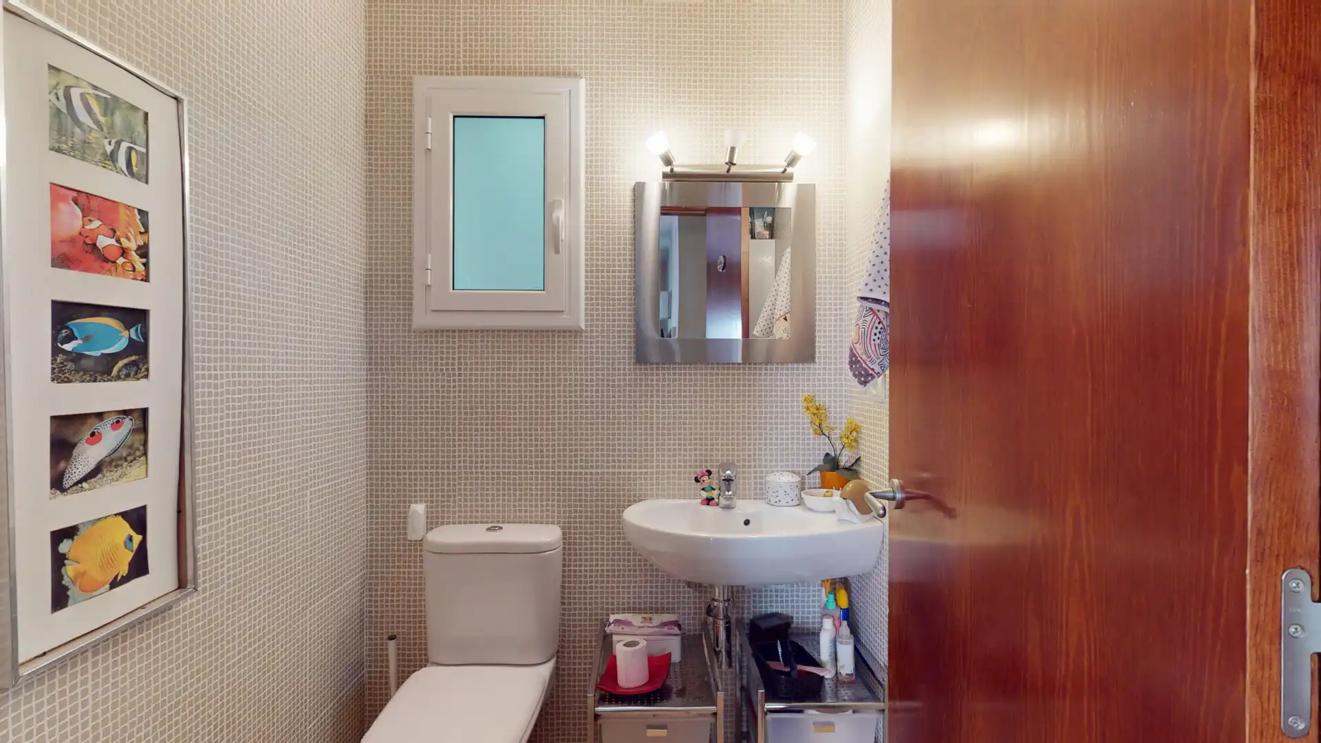 Baño de Dúplex en venta en Prades con Calefacción, Terraza y Horno