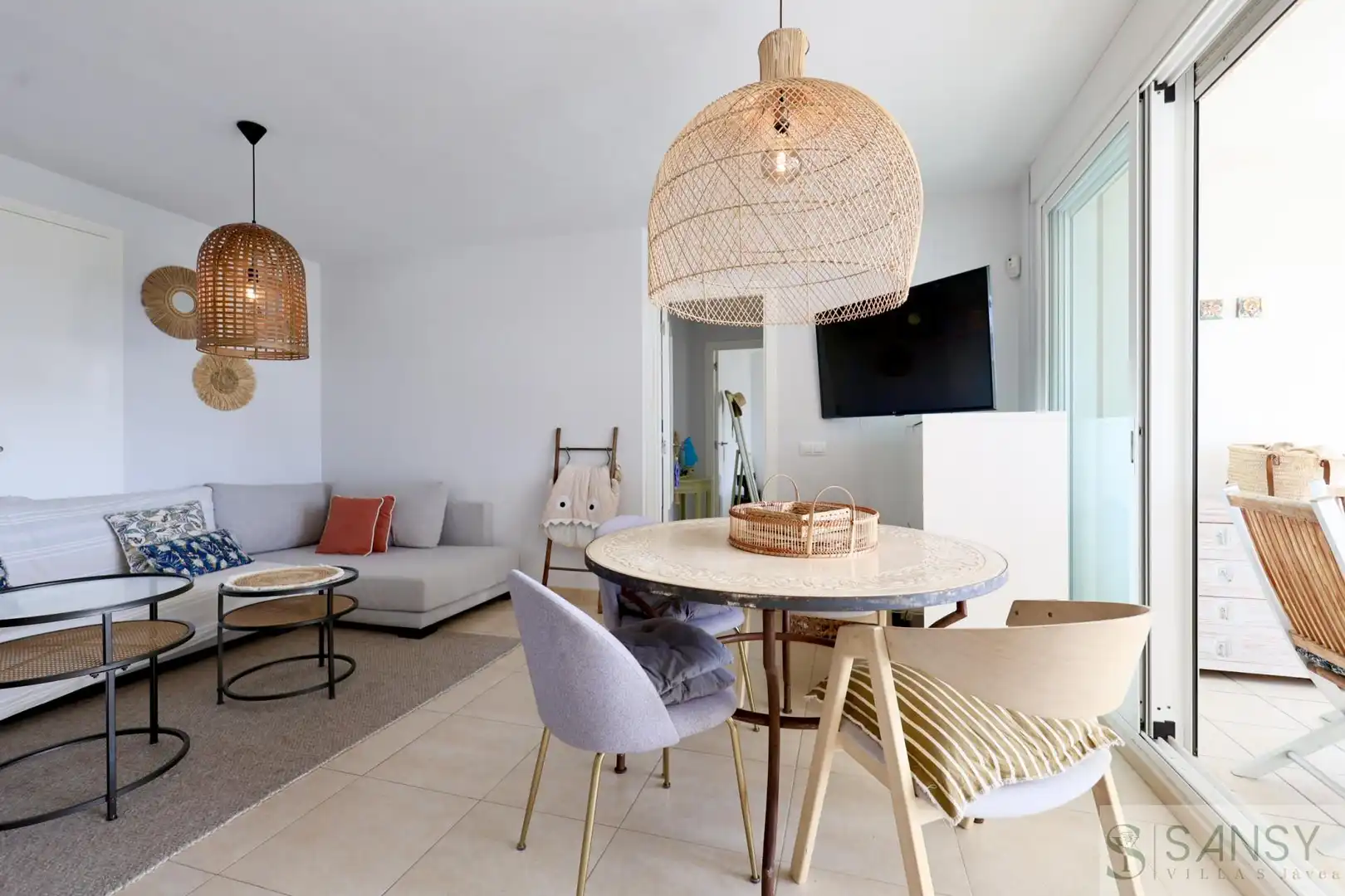 Living room of Flat for sale in Jávea / Xàbia  with Air Conditioner, Heating and Terrace