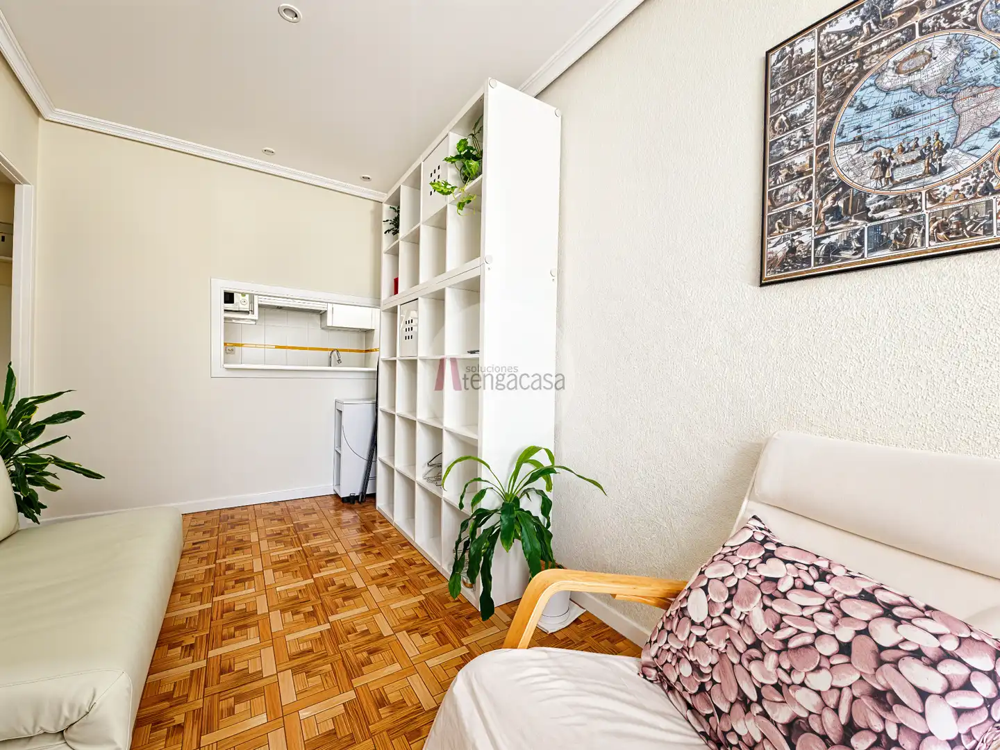 Habitación de Apartamento de alquiler en Madrid con Aire acondicionado, Calefacción y Terraza