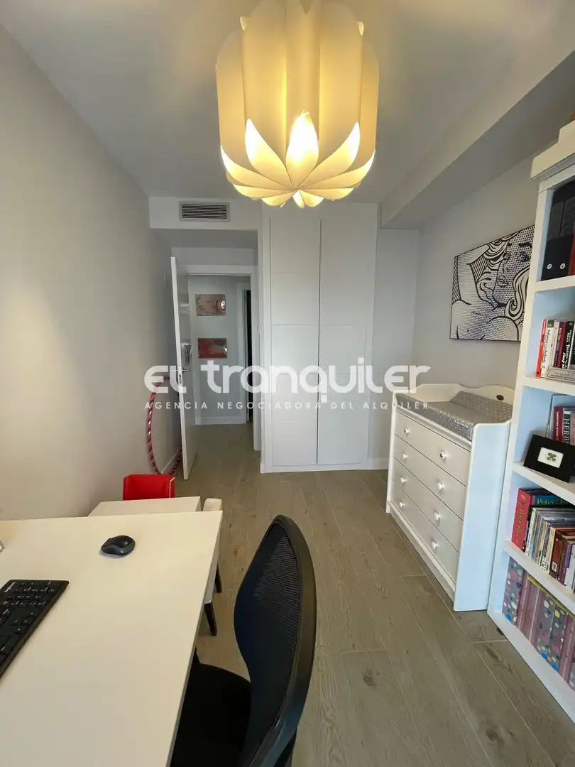 Schlafzimmer von Wohnung zur Miete in Las Rozas de Madrid mit Klimaanlage, Terrasse und Schwimmbad