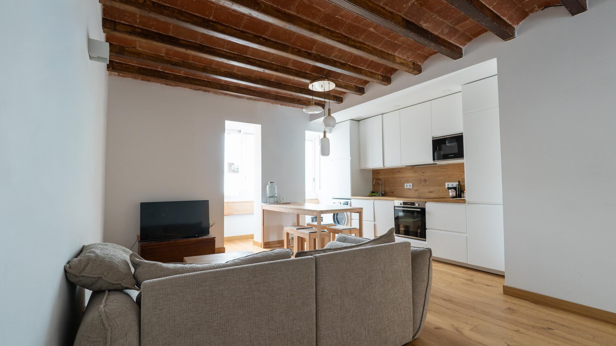 Living room of Apartment for sale in  Barcelona Capital