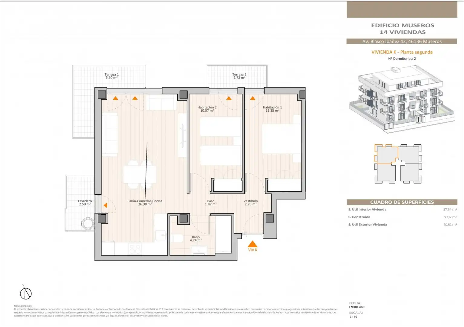 Wohnung mit Aufzug zum Verkauf in Museros, imagen 9