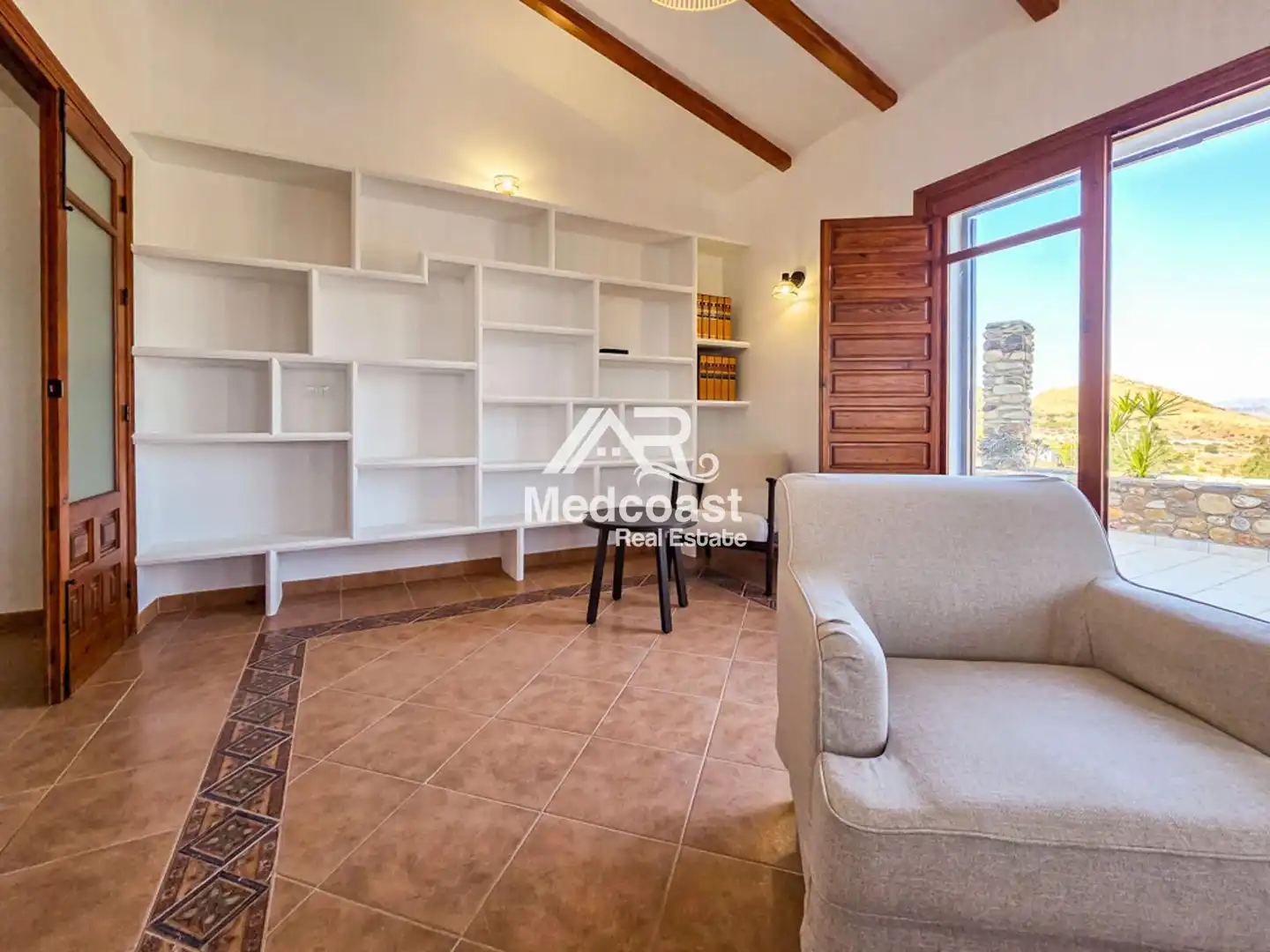 Sala d'estar de Casa o xalet en venda en Mojácar Pueblo