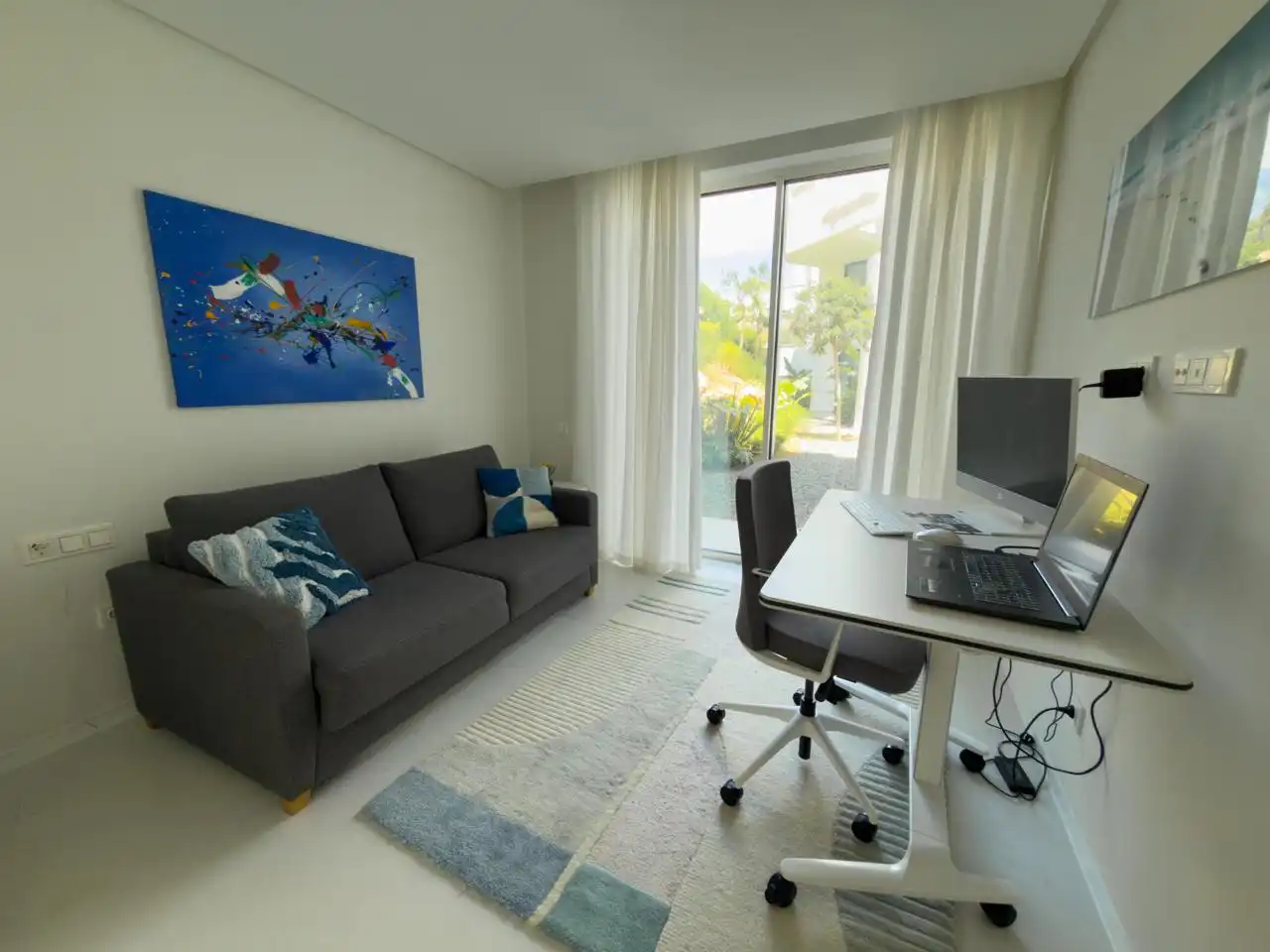 Sala de estar de Apartamento en venta en Ojén con Aire acondicionado, Calefacción y Jardín privado