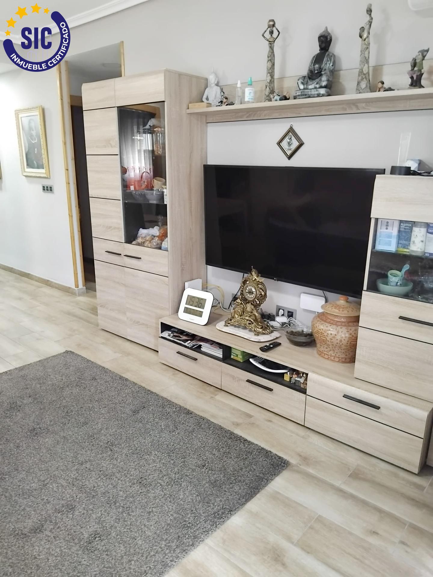 Sala de estar de Apartamento en venta en Oropesa del Mar / Orpesa con Aire acondicionado, Calefacción y Jardín privado