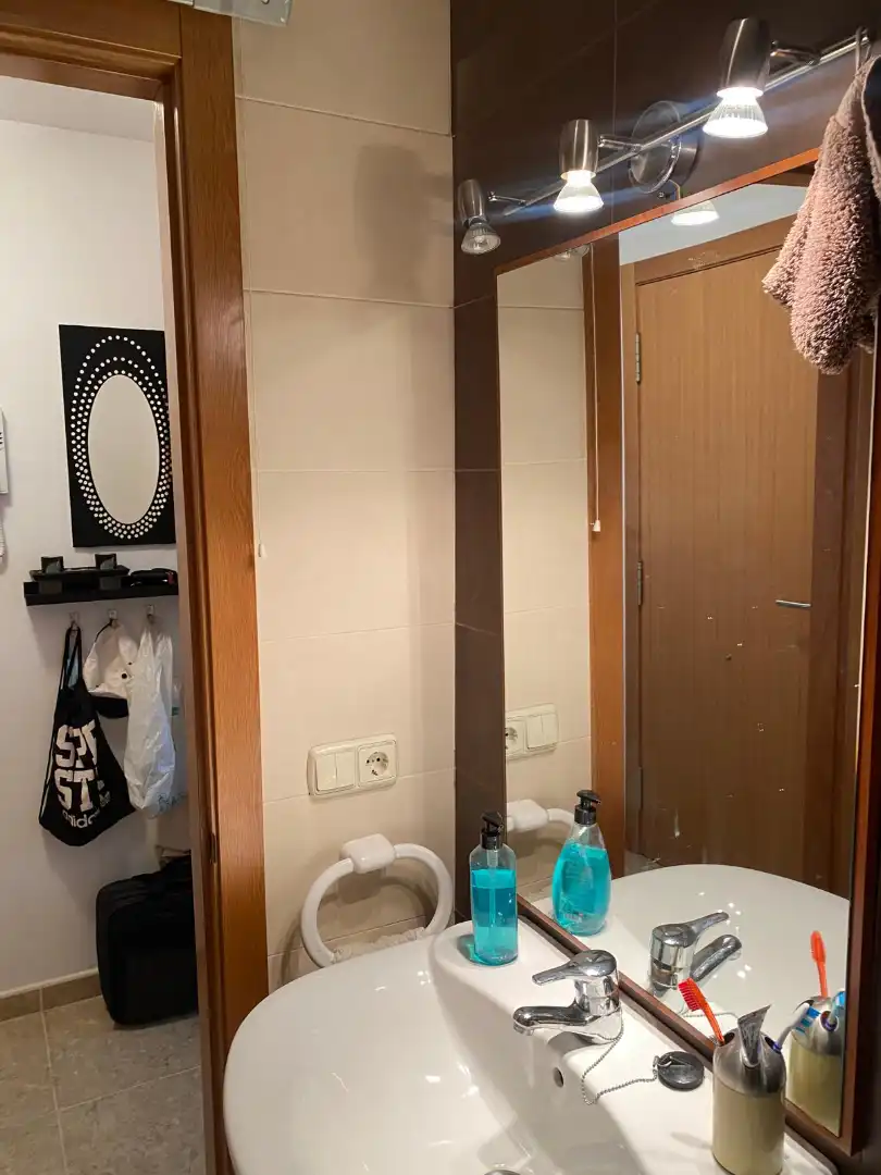 Bathroom of Study for sale in Benicarló  with Air Conditioner, Furnished and Washing machine
