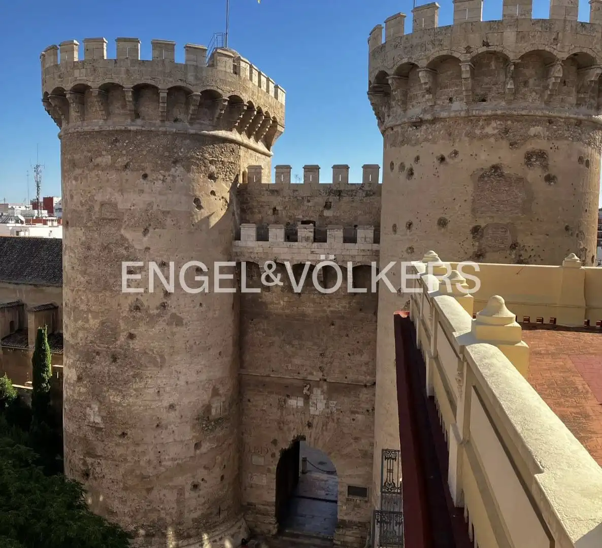 Terraza de Piso de alquiler en Valencia con Aire acondicionado, Calefacción y Jardín privado