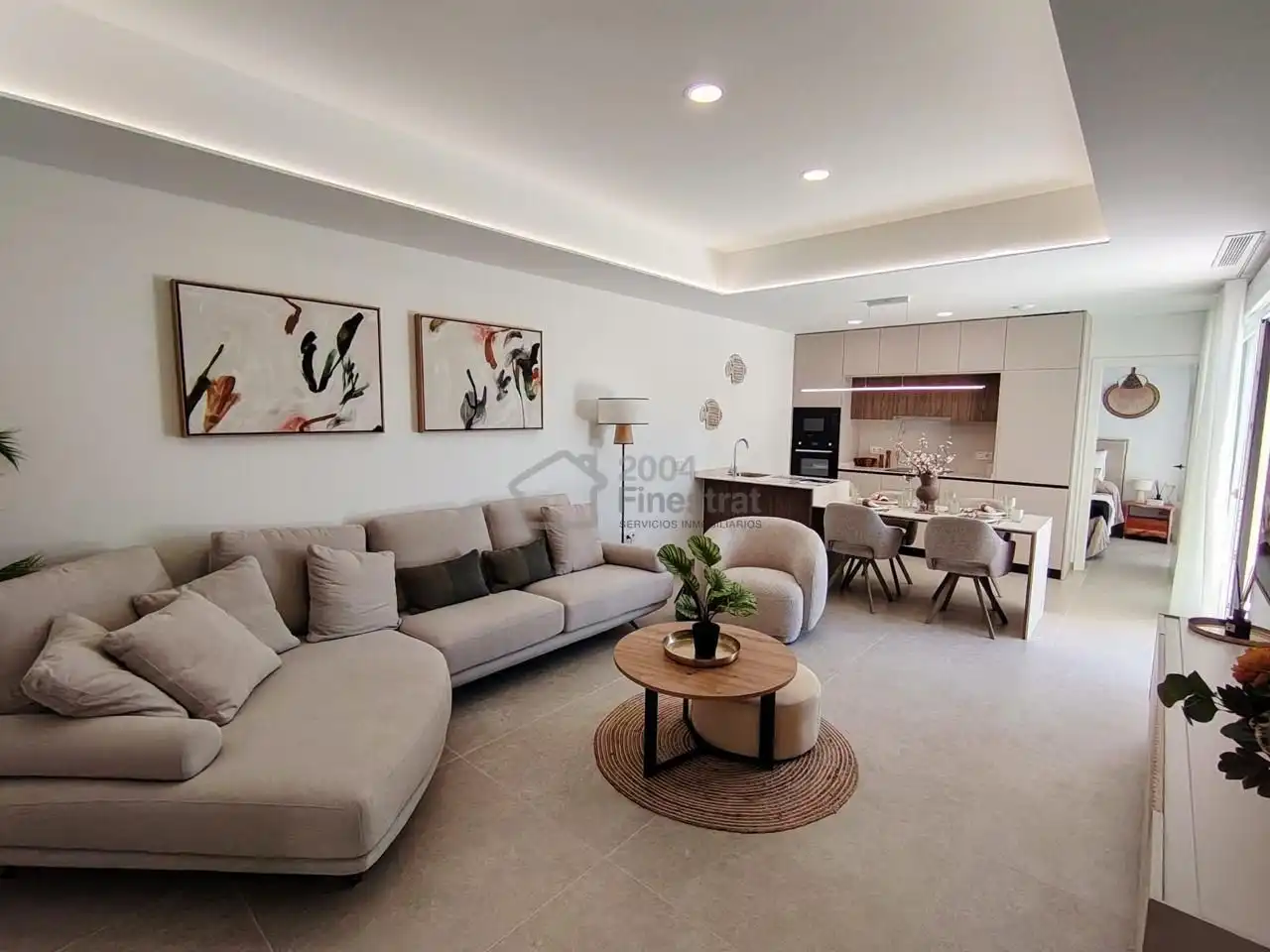 Sala de estar de Casa o chalet en venta en Torre-Pacheco con Aire acondicionado, Jardín privado y Terraza