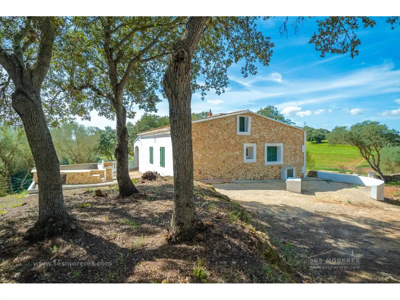Vista exterior de Finca rústica en venda en Es Mercadal amb Jardí privat i Terrassa