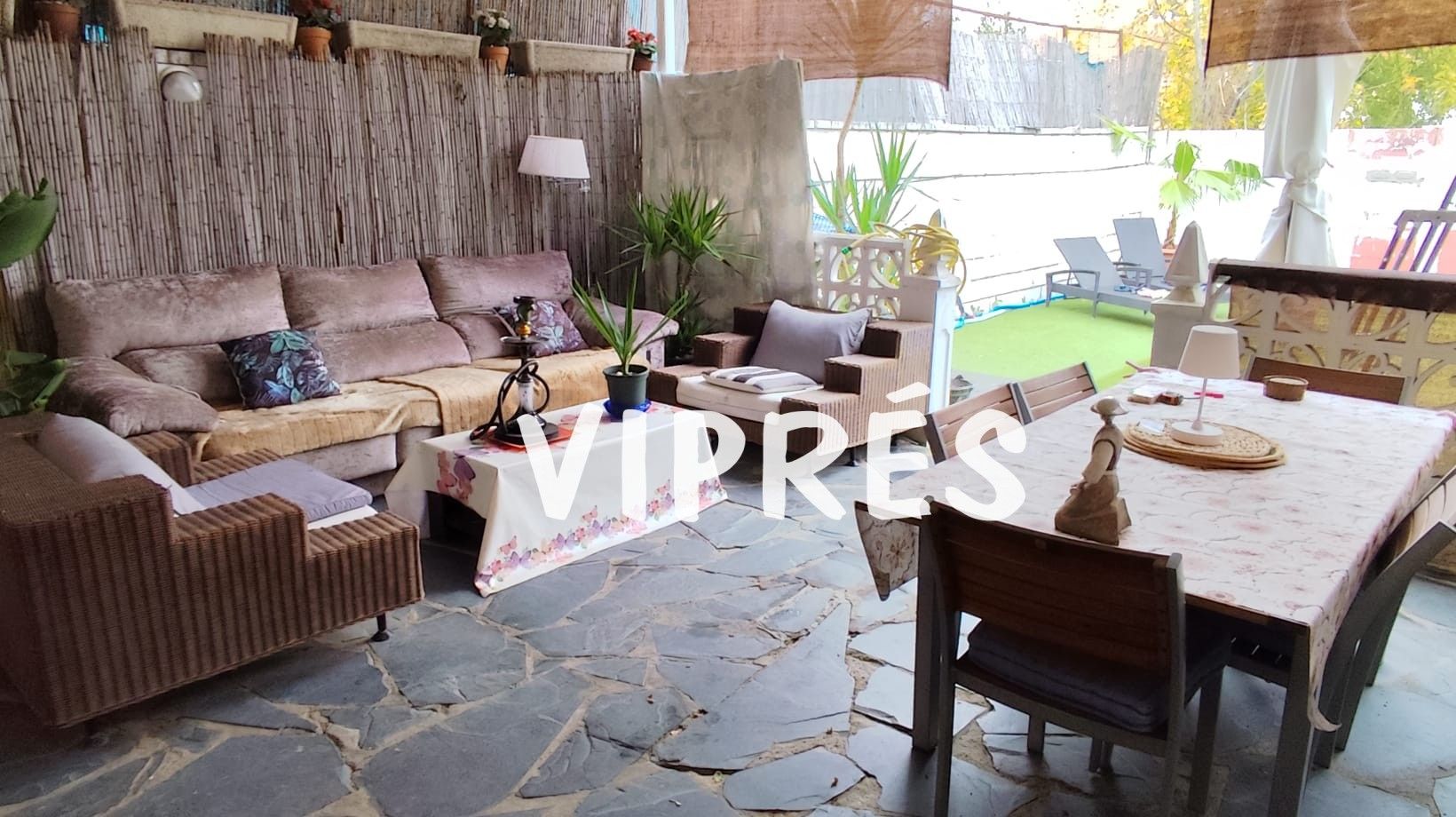 Terrace of Single-family semi-detached for sale in Cáceres Capital  with Air Conditioner and Heating