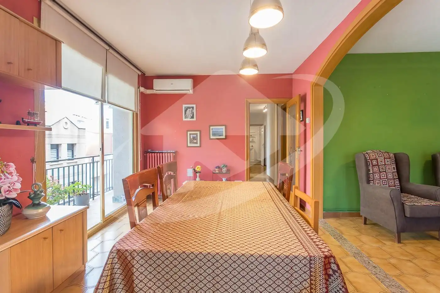 Esszimmer von Wohnung zum Verkauf in Sabadell mit Klimaanlage, Heizung und Balkon