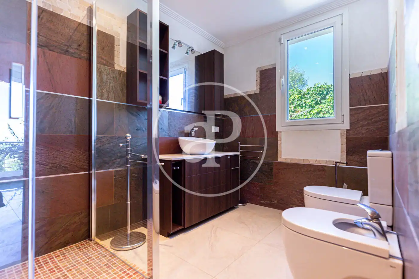 Baño de Piso de alquiler en Calvià con Aire acondicionado, Calefacción y Jardín privado