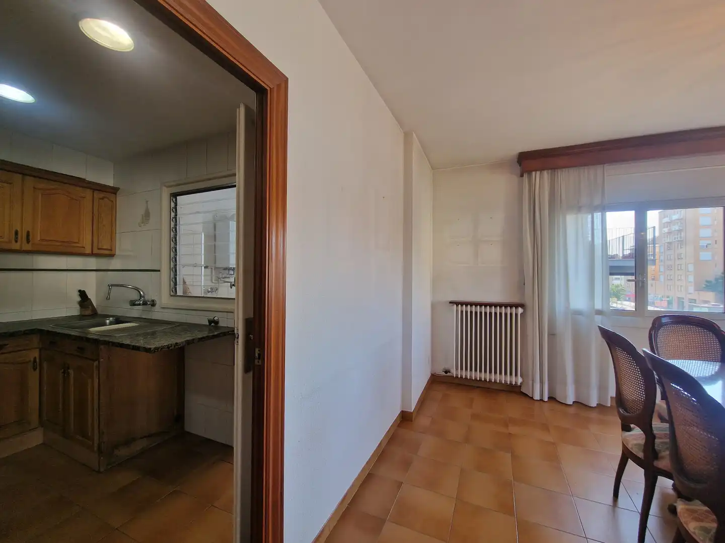 Kitchen of Flat for sale in Girona  with Heating, Storage room and Balcony