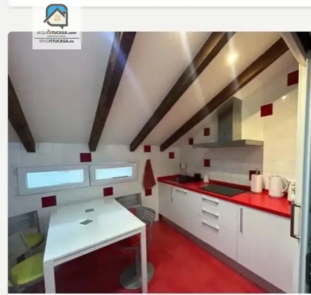 Kitchen of Attic for rent in Palencia  with Heating