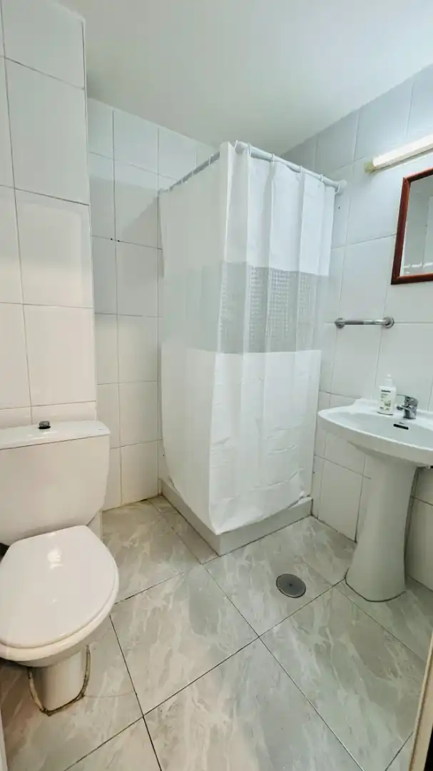 Bathroom of Flat for share in Las Palmas de Gran Canaria  with Furnished, Washing machine and Microwave