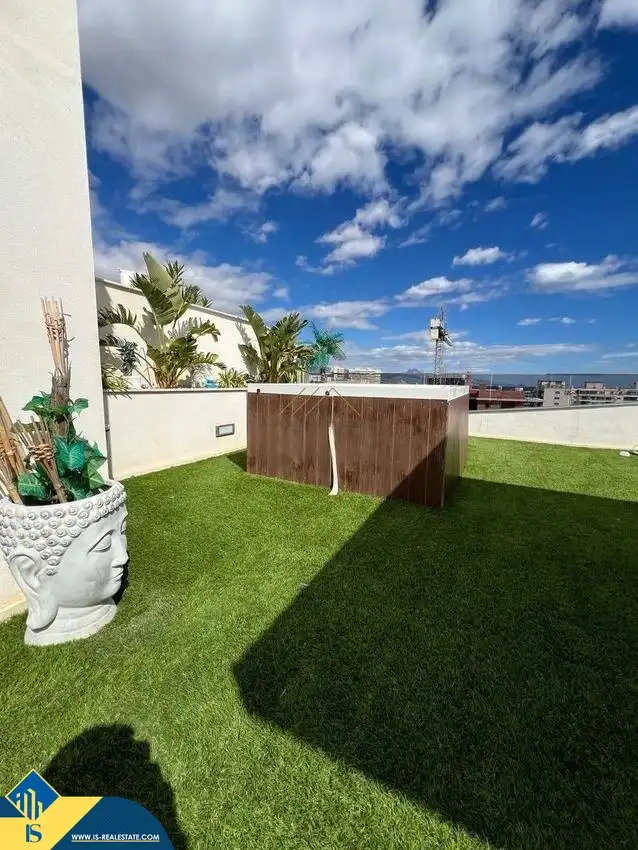 Terrassa de Àtic en venda en Alicante / Alacant amb Terrassa, Moblat i Piscina comunitària