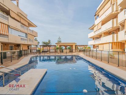 Swimming pool of Flat for sale in Rincón de la Victoria