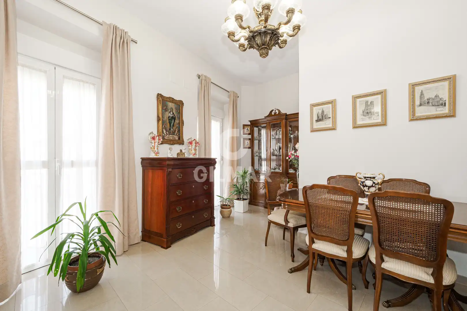 Dining room of Flat for sale in Sevilla  with Heating, Storage room and Balcony