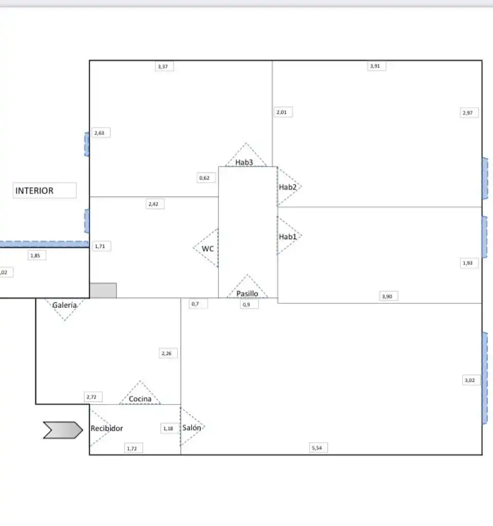 Flat for rent in Carrer de las Navas de Tolosa, Zona Nord