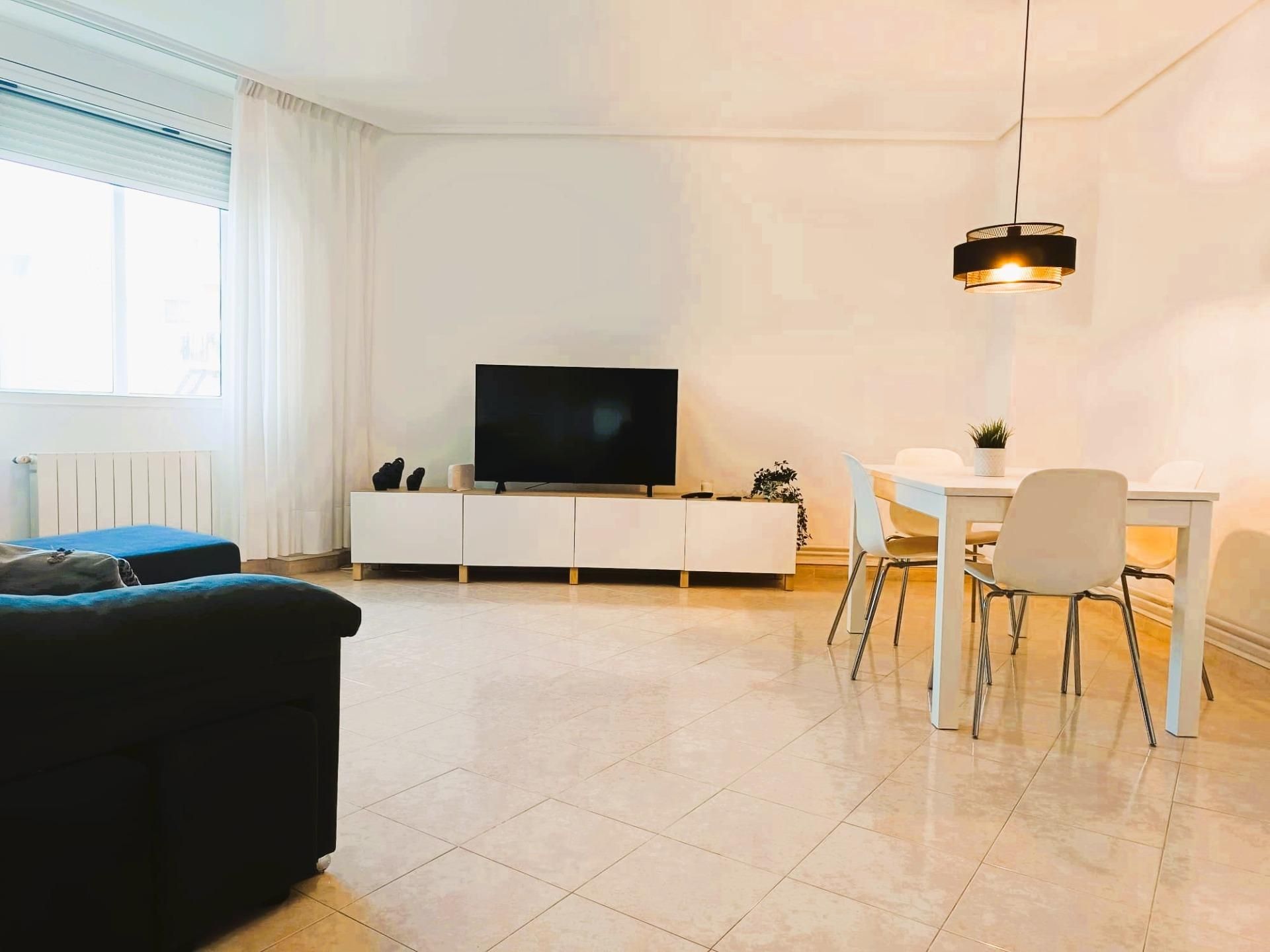 Living room of Flat to rent in Benicasim / Benicàssim  with Air Conditioner, Heating and Storage room