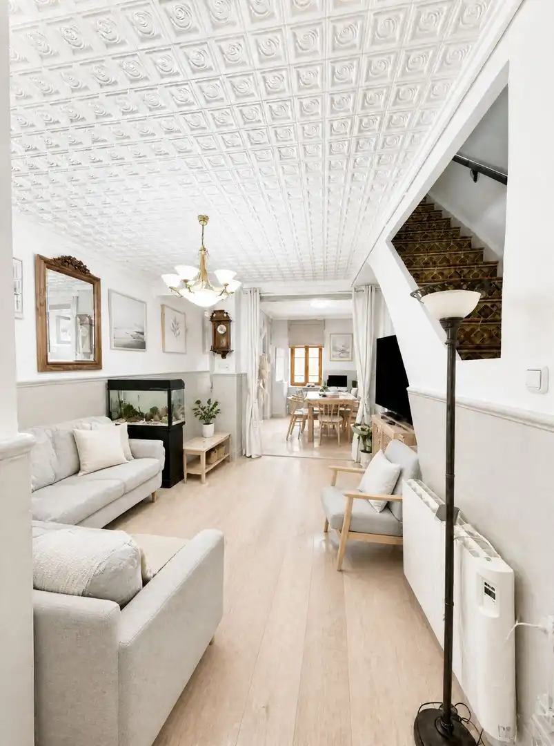 Sala de estar de Casa o chalet en venta en Vinalesa con Aire acondicionado, Calefacción y Terraza