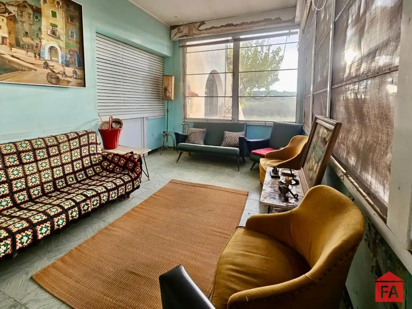 Sala de estar de Finca rústica en venta en Santa Oliva con Trastero y Piscina