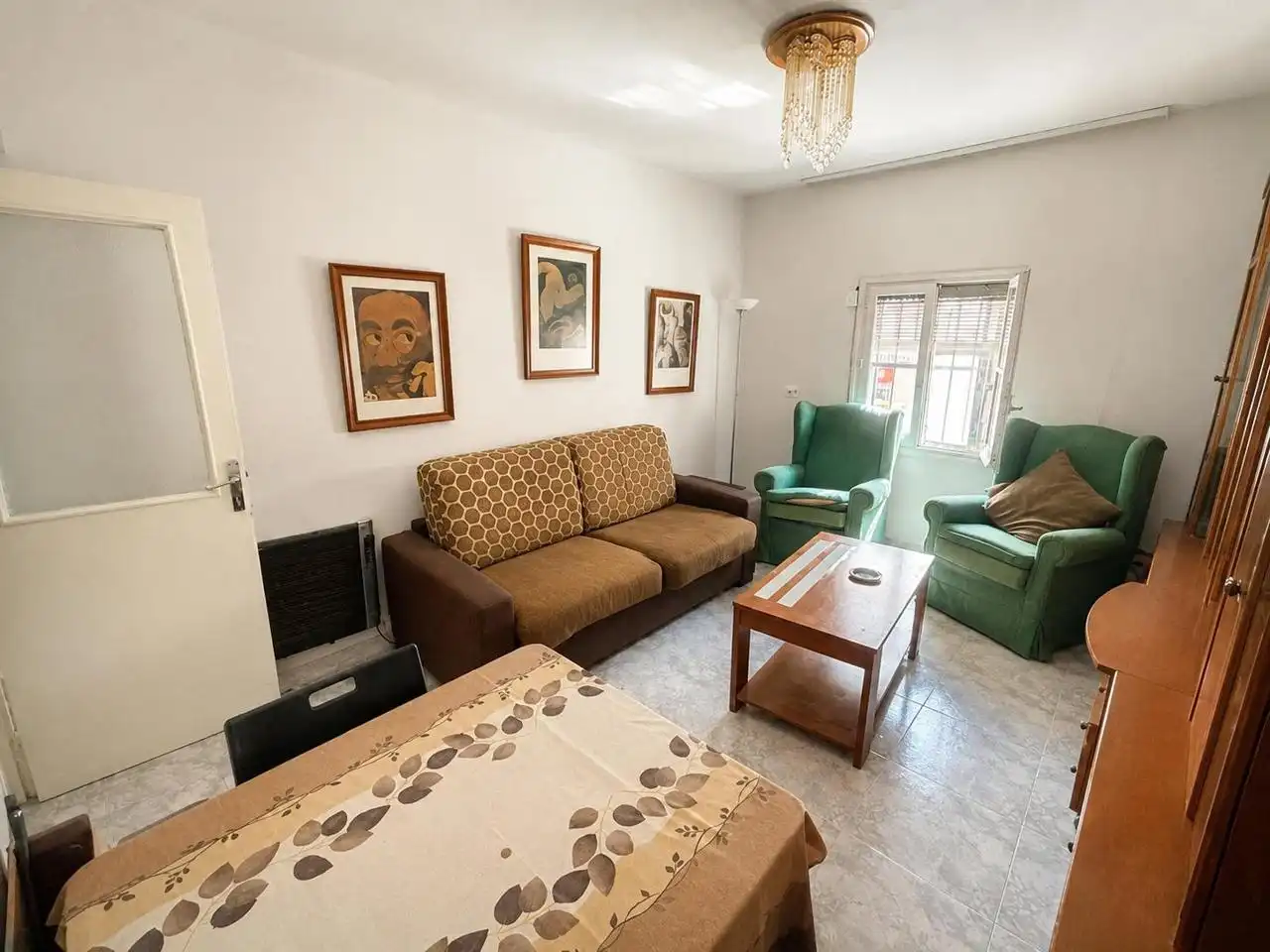 Sala d'estar de Apartament en venda en Madrid