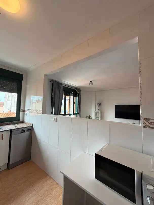 Cuina de Dúplex de lloguer en Gijón 